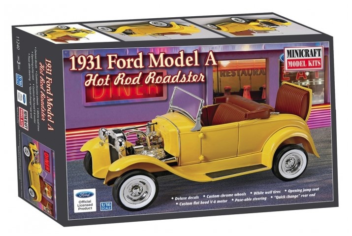 Model plastikowy Samochód 31 Ford Roadster Hot Rod 116