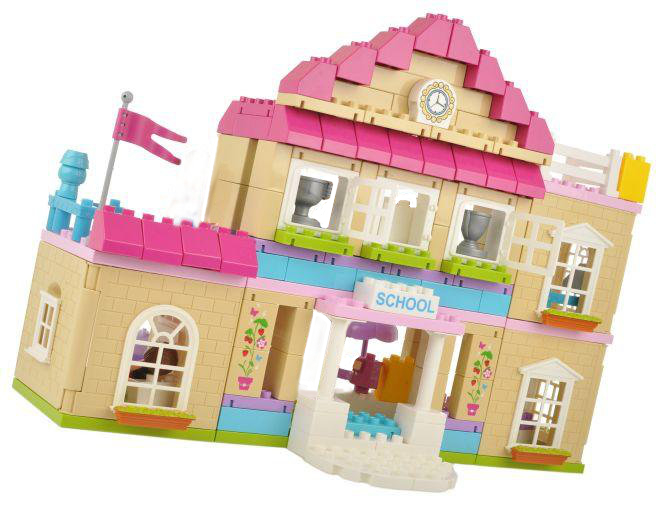 Kolorowe klocki edukacyjne dla dzieci – Wesoła Szkoła