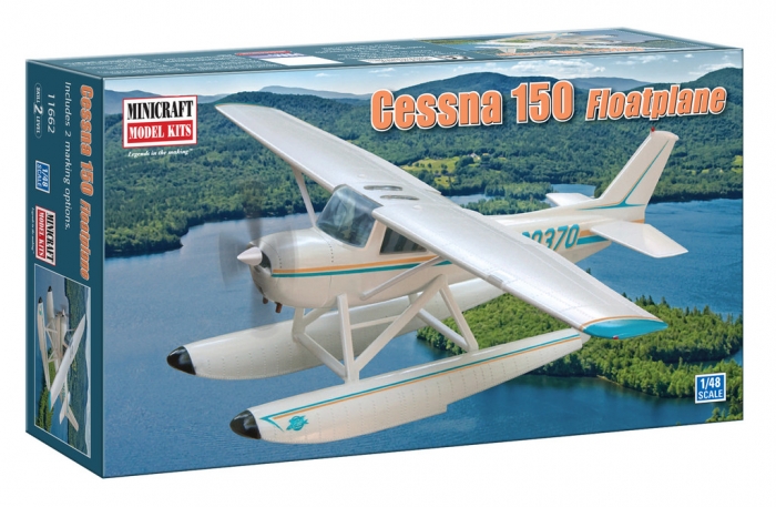 Model plastikowy - Samolot (hydroplan) Cessna 150 - Minicraft