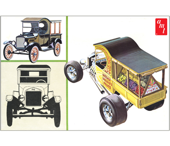 Model plastikowy - Samochód 1925 Ford 'T' Fruit Wagon - AMT
