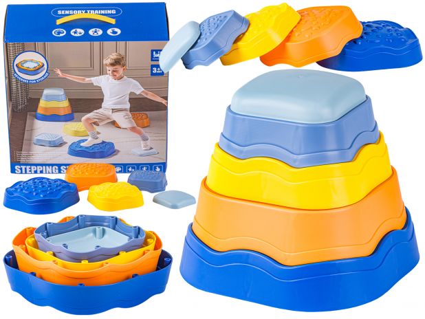 Ścieżka Sensoryczna Dla Dzieci KAMIENIE BALANSUJĄCE 5 Szt Równowaga Trening Równowagi