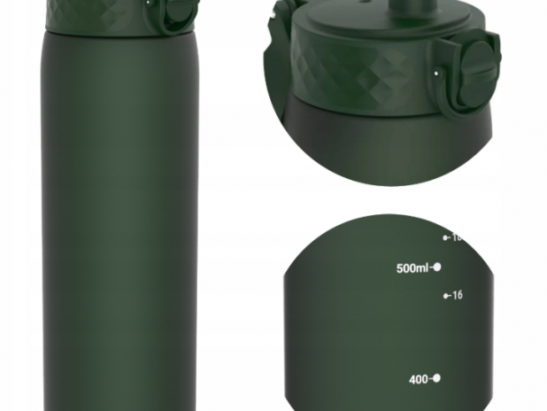 Butelka ION8 500ml - ciemny Zielony