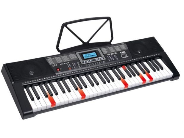 Keyboard MK-2115 Organy, 61 Klawiszy, Zasilacz, Podświetlane Klawisze Przecena 3