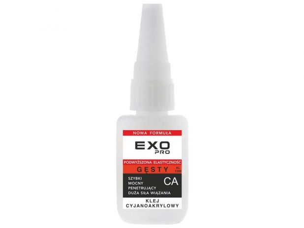 Klej cyjanoakrylowy EXO PRO - GĘSTY CA 20g. z igłą