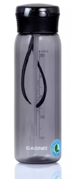 BUTELKA TRITANOWA CASNO CUMBERLAND 600 ML SZARA