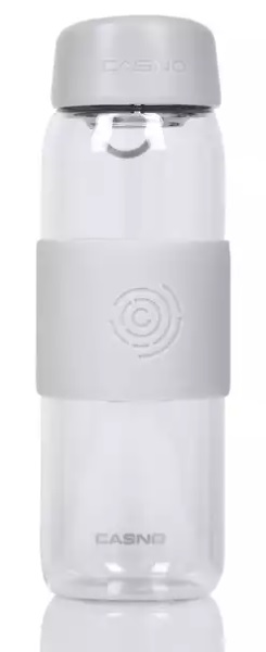 BUTELKA SZKLANA NA WODĘ CASNO MICHIGAN 600 ML SZARA