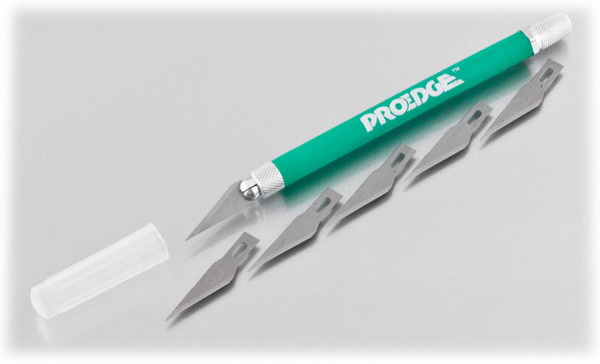 Proedge - Nóż #4 Grip Soft Handle (zielony) + 5 ostrzy #11 [#31042]