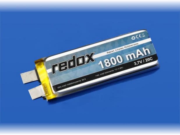 Redox 1800 mAh 3,7V 20C (pojedyncze ogniwo) (BEZ KON.)