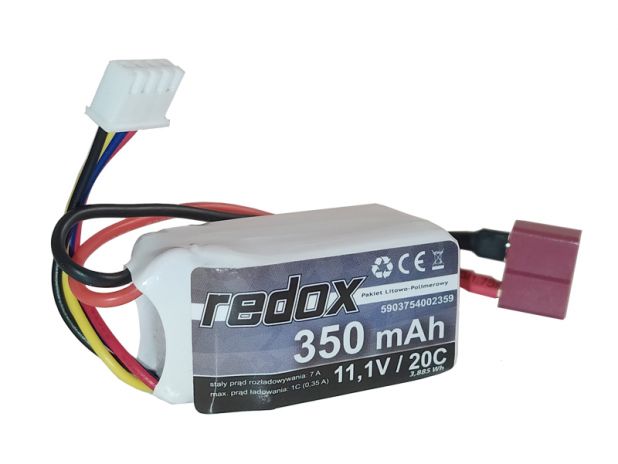 Redox 350 mAh 11,1V 20C DEAN - pakiet LiPo