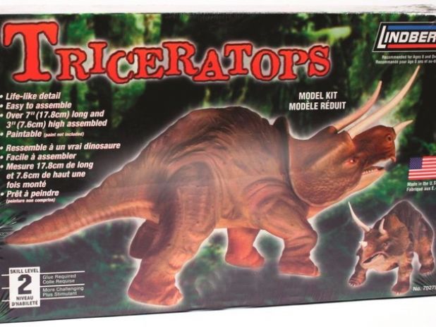 Model Plastikowy Do Sklejania Lindberg (USA) Dinozaur Triceratops