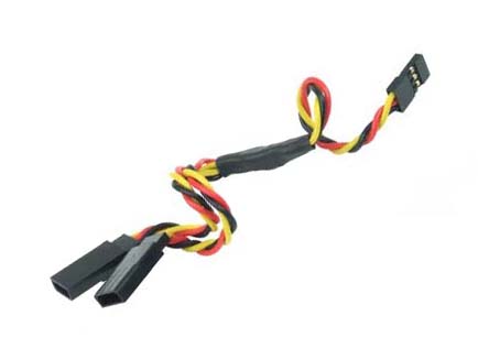Y - kabel rozgałęziacz 45 cm (JR) - 0,33mm2 22AWG - skręcony - MSP