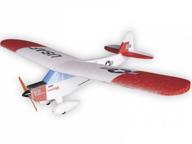 Piper L-H4 ARF electro (z lotkami) - Samolot Hacker Model