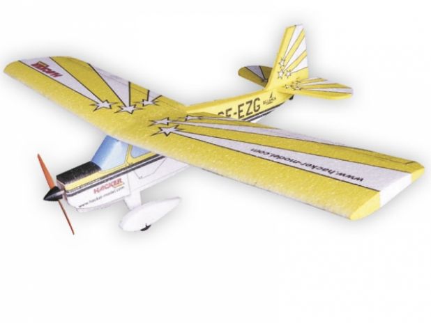 Super Decathlon ARF yellow (z lotkami) - Samolot Hacker Model