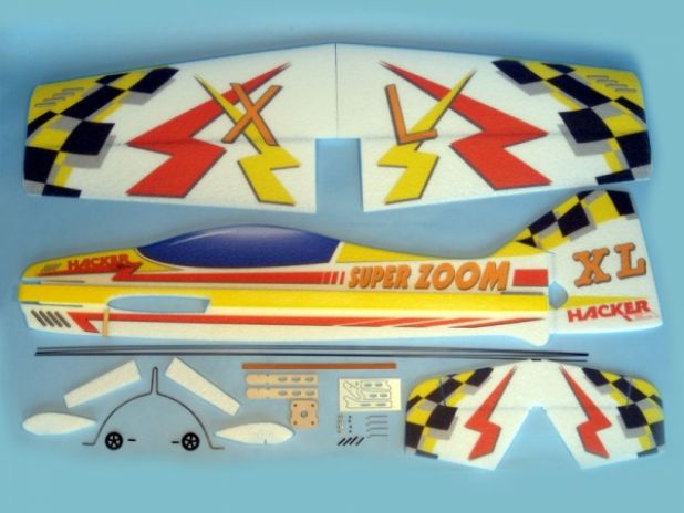 Super Zoom XL ARF Yellow - Samolot Hacker Model