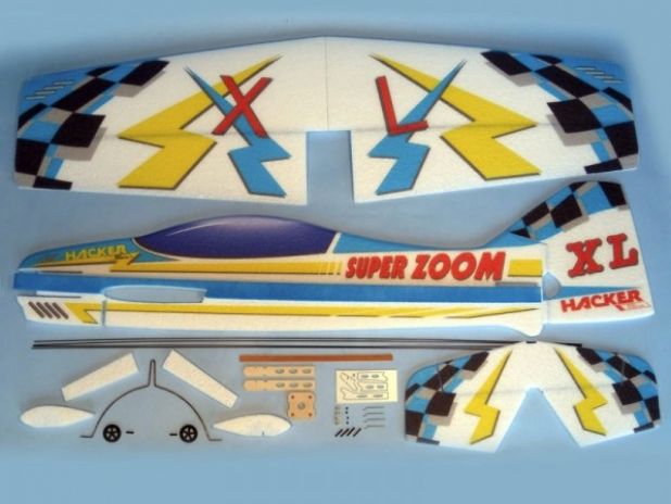 Super Zoom XL ARF Blue - Samolot Hacker Model