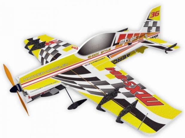 MXS-804 Vector ARF Racing Yellow - Samolot Hacker Model