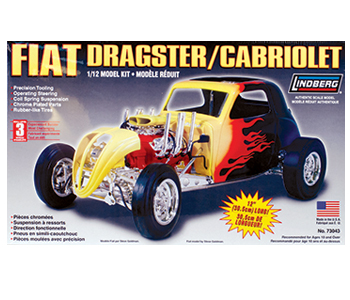 Model plastikowy - Fiat Dragster - Lindberg