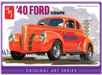 Model Plastikowy Do Sklejania AMT (USA) - 1940 Ford Coupe Original Art Series