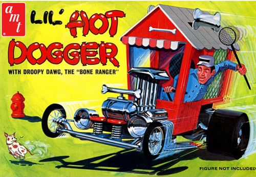 Model plastikowy - Samochód Li'l Hot Dogger Show Rod - AMT