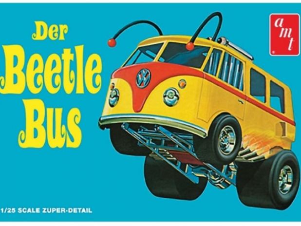 Model plastikowy - Samochód Beetle Bus Volkswagen Van Show Rod - AMT