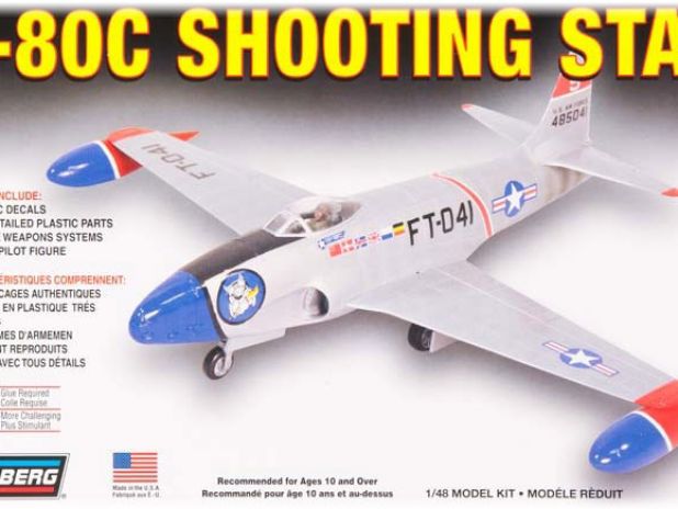 Model Plastikowy Do Sklejania Lindberg (USA) Samolot F-80 C Shooting star