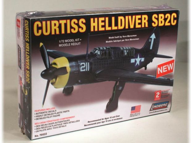 Model Plastikowy Do Sklejania Lindberg (USA) Samolot Curtiss Helldriver SB2C