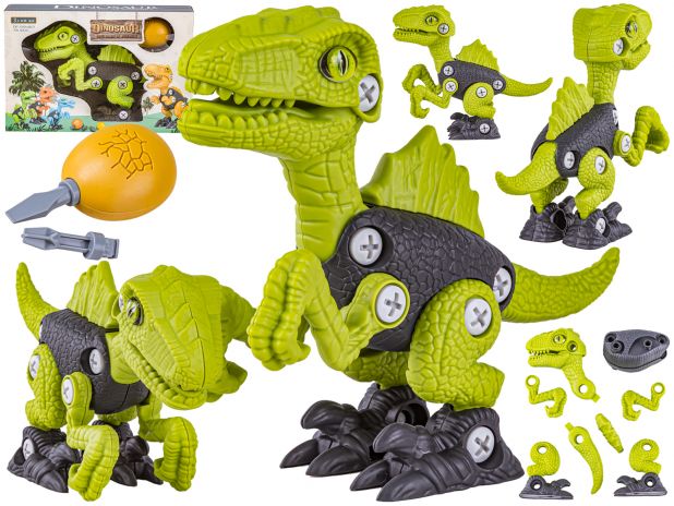 Klocki Konstrukcyjne DINOZAUR Do Skręcania I Rozkręcania Zestaw Klocków