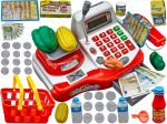 Edukacyjna sklepowa kasa fiskalna - kalkulator, waga, akcesoria