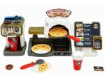 Zestaw do Pieczenia Pizzy Edukacyjna Zabawka Sklep Pizzeria Pizza Ekspres Do Kawy Kasa Fiskalna Przecena 1