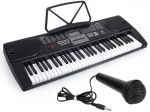 Keyboard Organy 61 Klawiszy Zasilacz Mikrofon MK-2106 Przecena 8