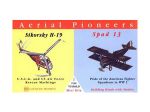 Model plastikowy - Pionierzy lotnictwa Aerial Pioneers - Spad 13 / Sikorsky H-19 - Glencoe Models (2szt)