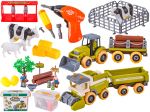 Farma Traktor Kombajn Do Skręcania Gospodarstwo Rolne Zestaw Majsterkowicza Rolnika Zwierzęta Wkrętarka